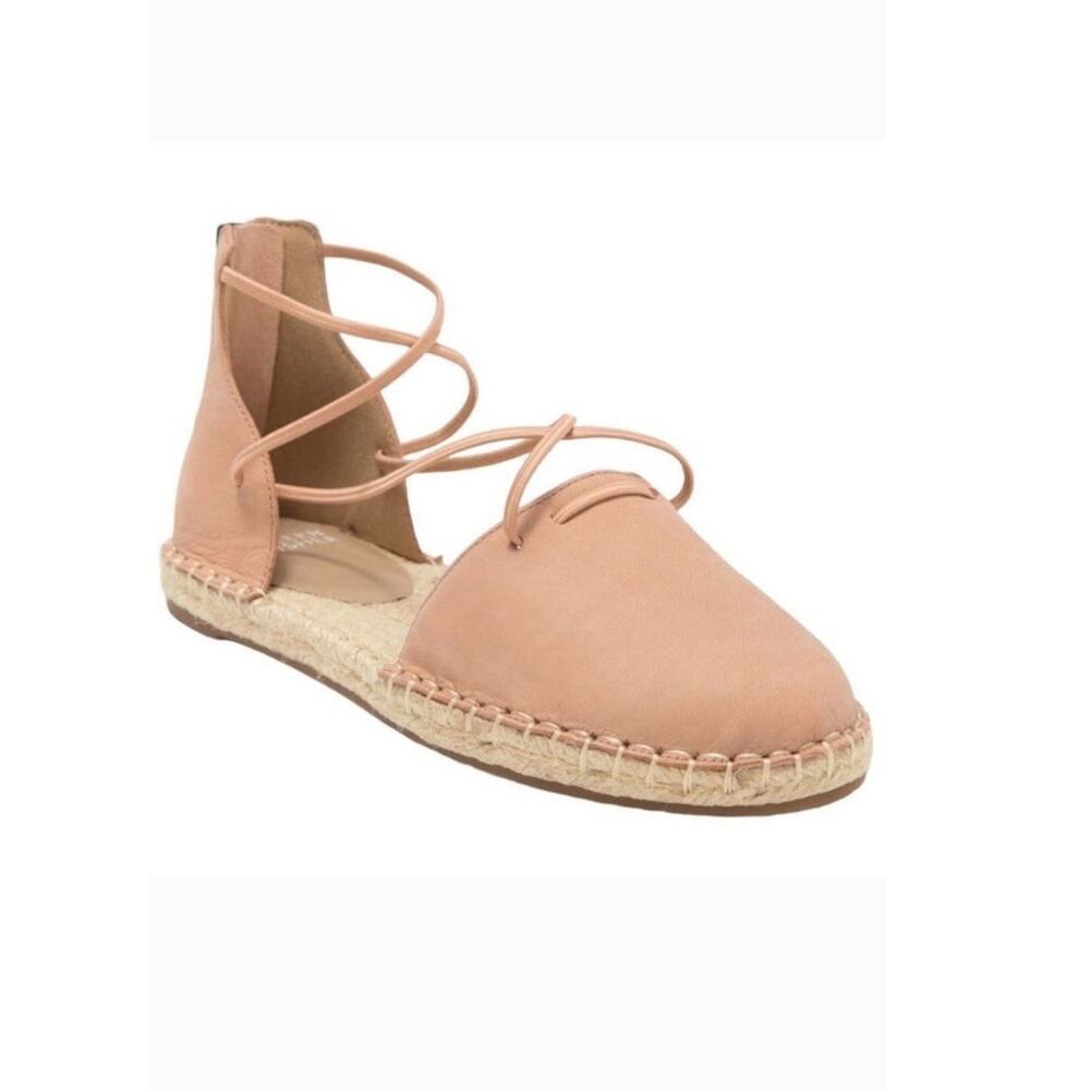 Eileen Fisher Laced Suede Espadrille, Size 9